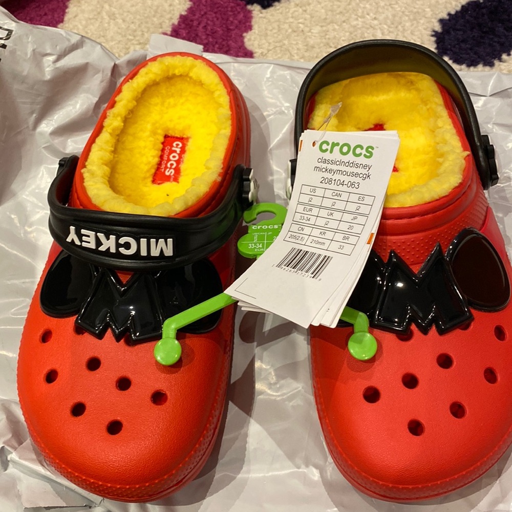 New crocs crocs size US j2